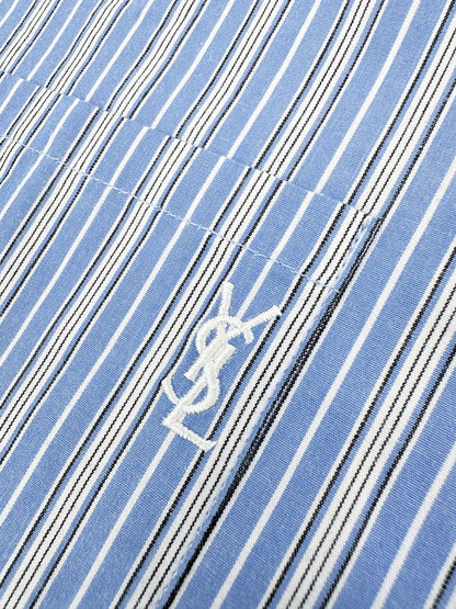 2026 New Edition Saint L Logo Embroidered Striped Shirt (BB4004-B35)