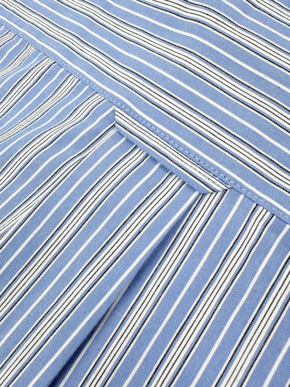 2026 New Edition Saint L Logo Embroidered Striped Shirt (BB4004-B35)