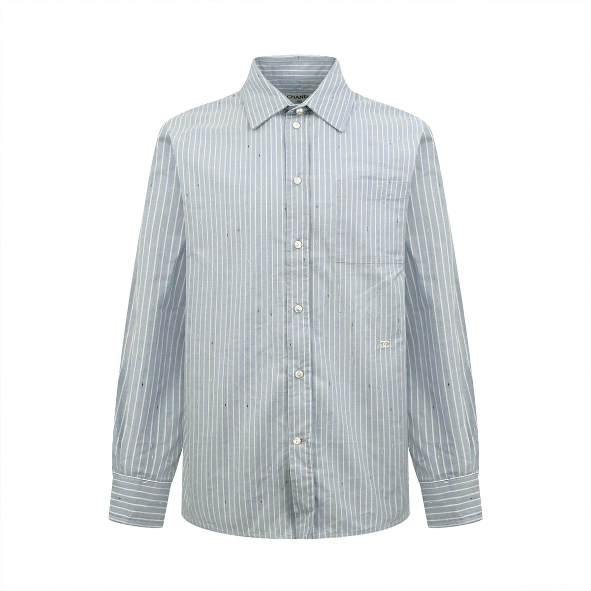 2026 New Model CC Double-C Embroidered Stripes Shirt (CC7008-B55)
