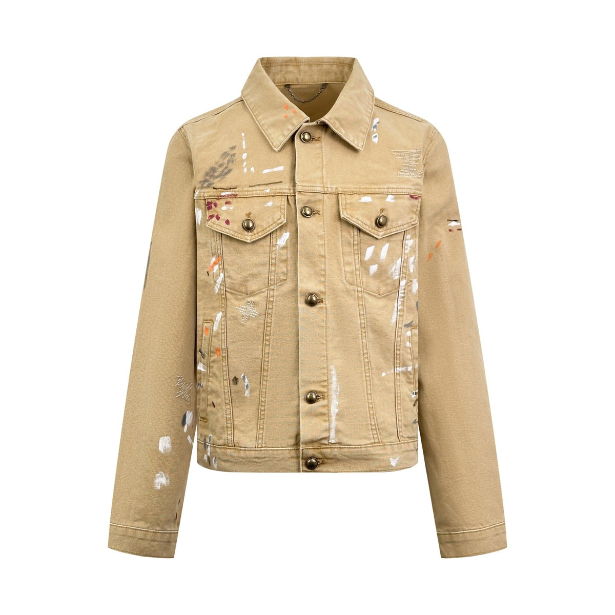 2026 New Model LY Blot Marked Denim Jacket (AA645-C35)
