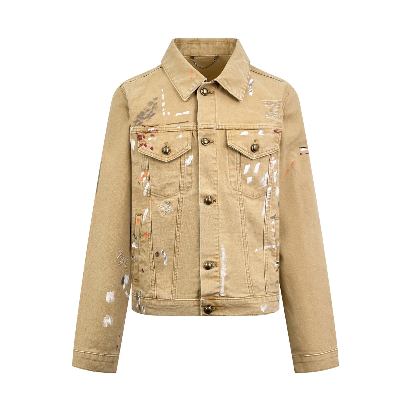 2026 New Model LY Blot Marked Denim Jacket (AA645-C35)