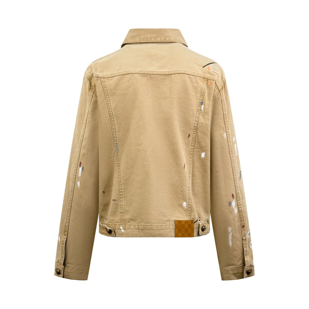 2026 New Model LY Blot Marked Denim Jacket (AA645-C35)