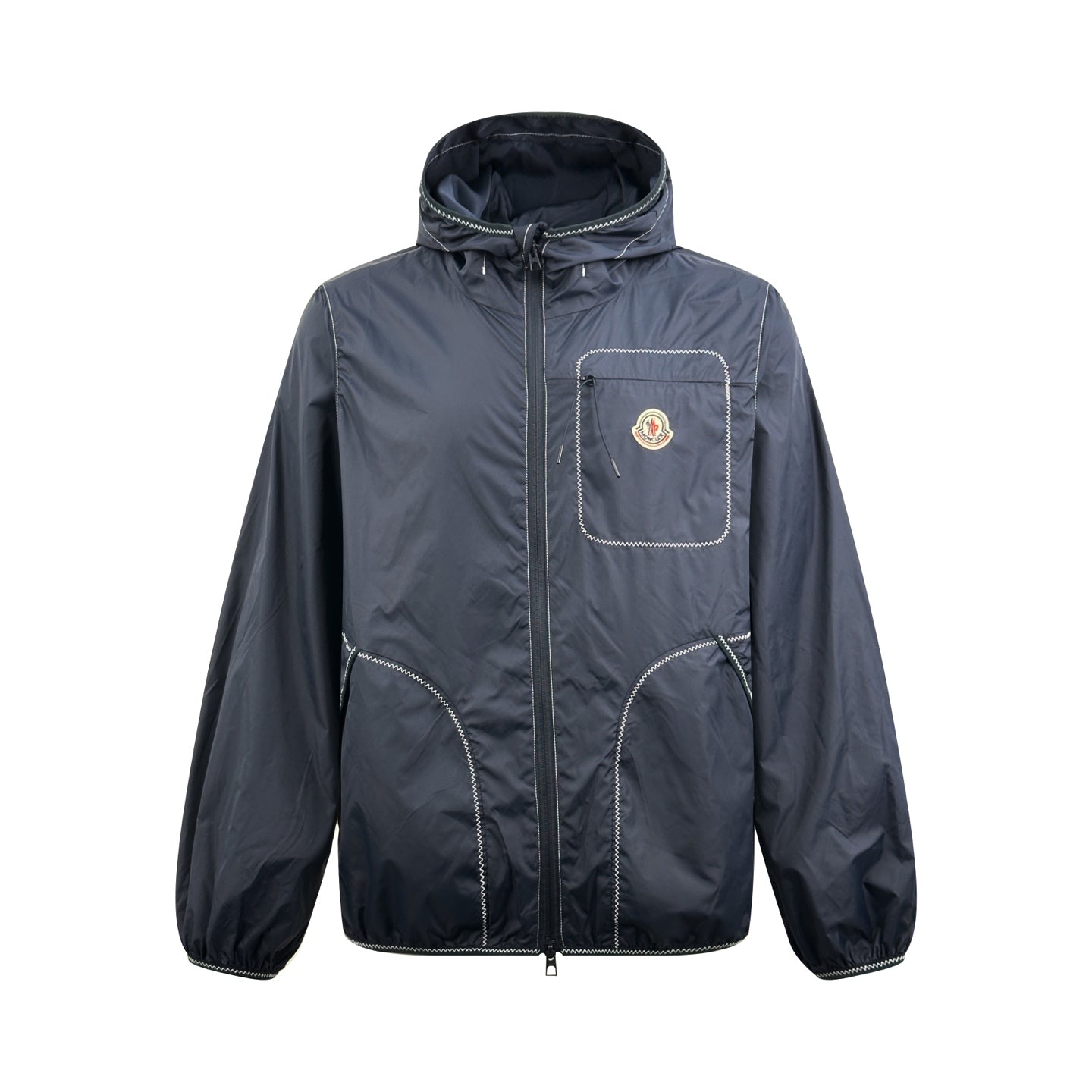 2026 New Model Mon Logo Color-Contrasting Stitch Jacket (AA669-B90)