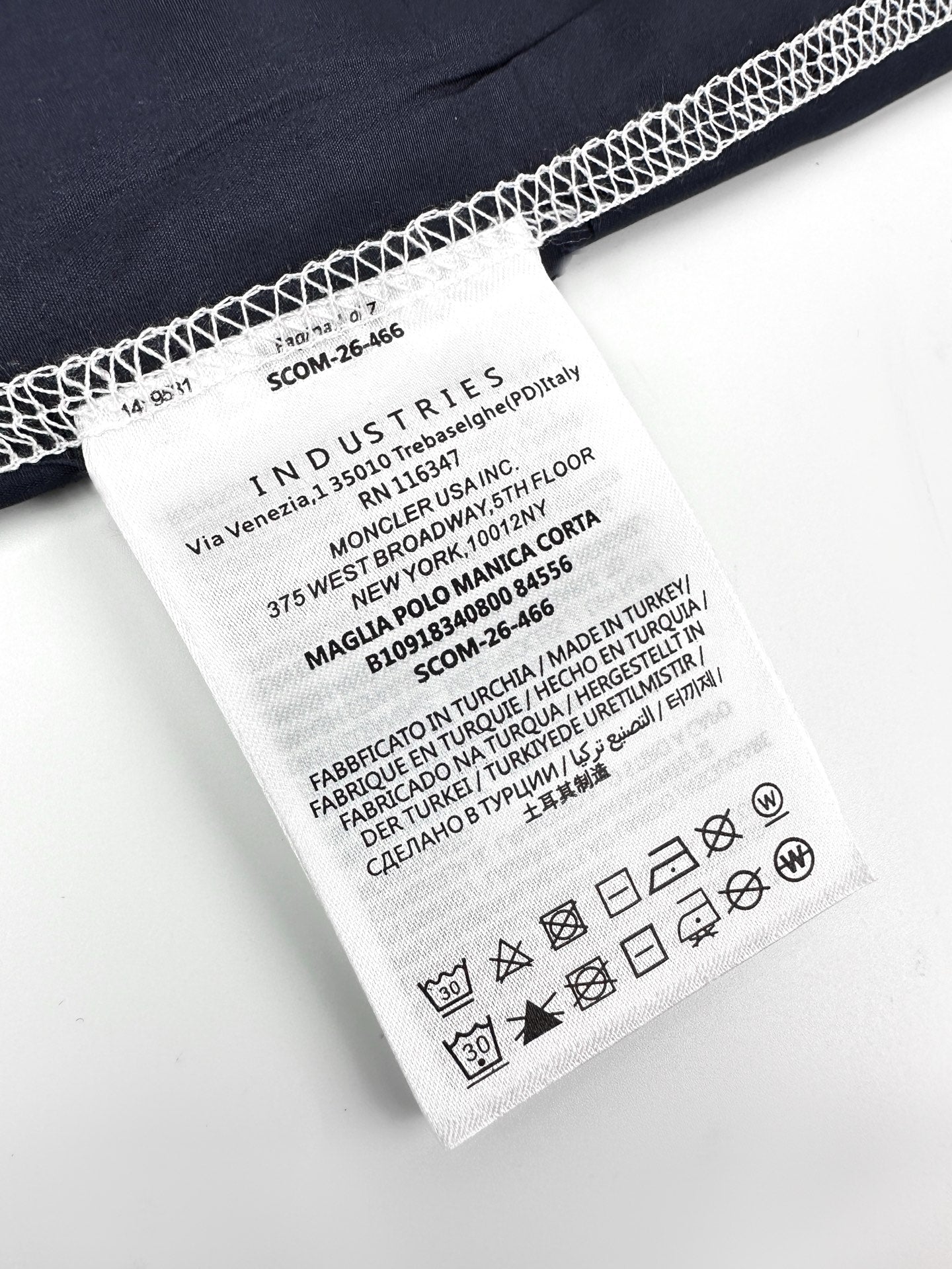 2026 New Model Mon Logo Color-Contrasting Stitch Jacket (AA669-B90)